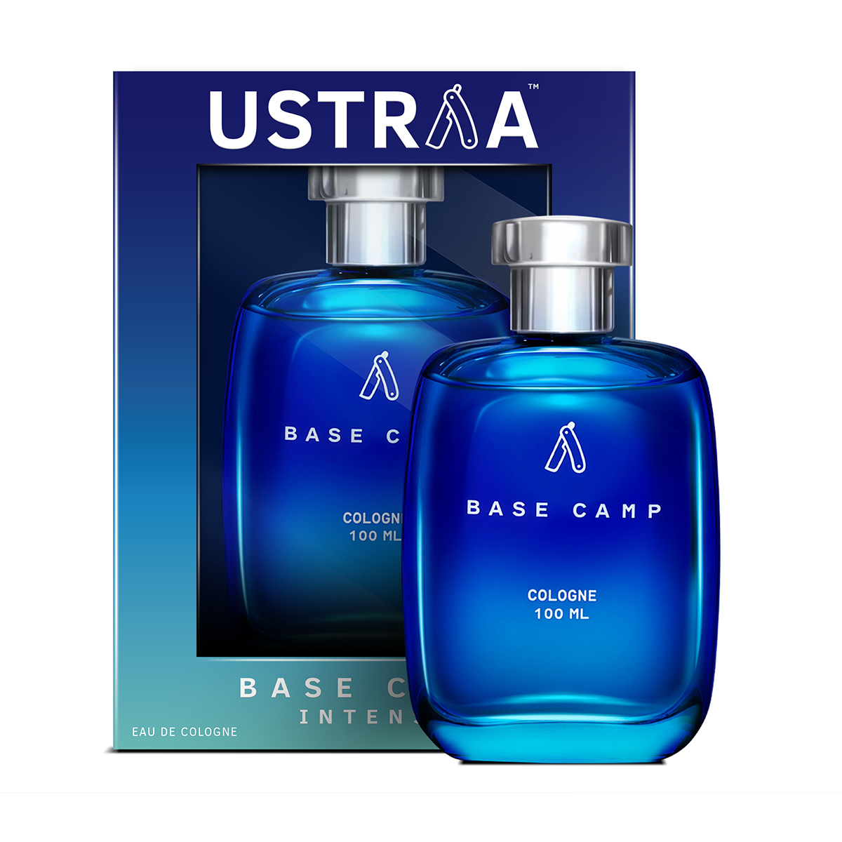 Ustraa Base Camp Cologne with cool & crisp fragrance of mountains - No Gas Perfume for Men