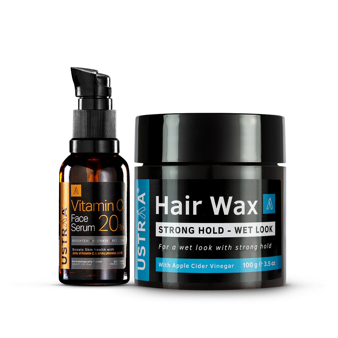 Vitamin C Face Serum & Hair Wax Strong Hold - Wet Look