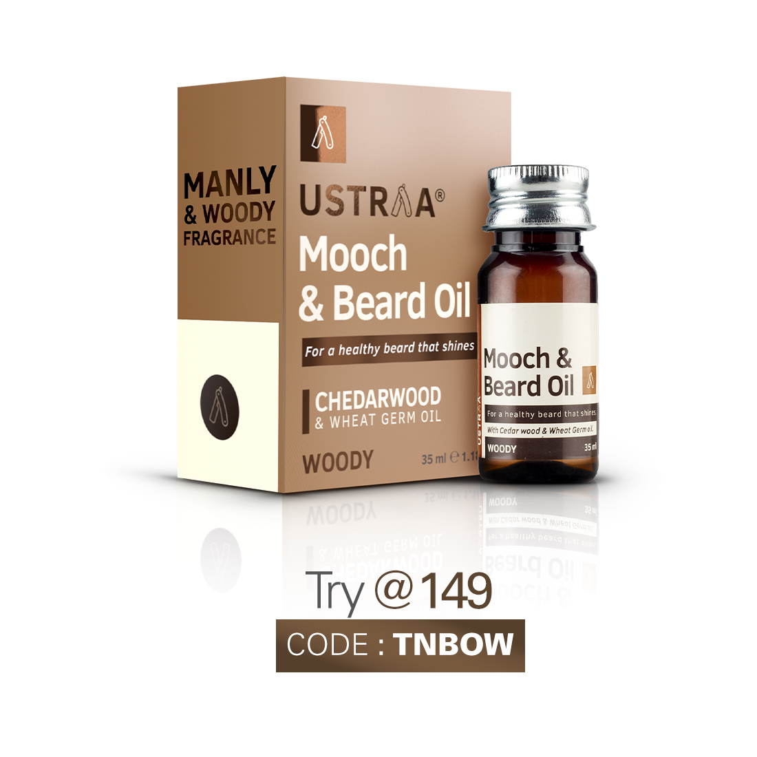 Beard & Mooch Oil - Woody 35ml