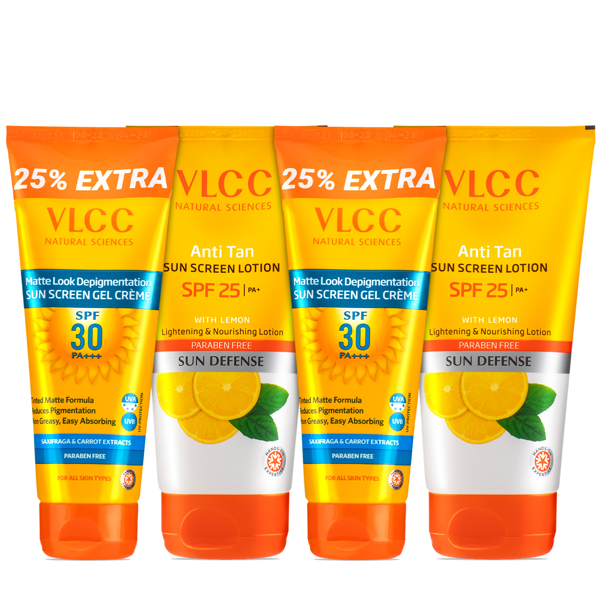 VLCC Anti Tan Sun Screen Lotion SPF 25 & Matte Look SPF 30 PA ++ Sunscreen