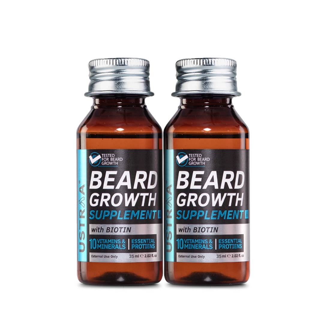 Ustraa Beard Growth Supplement - 35 ml- Set of 2