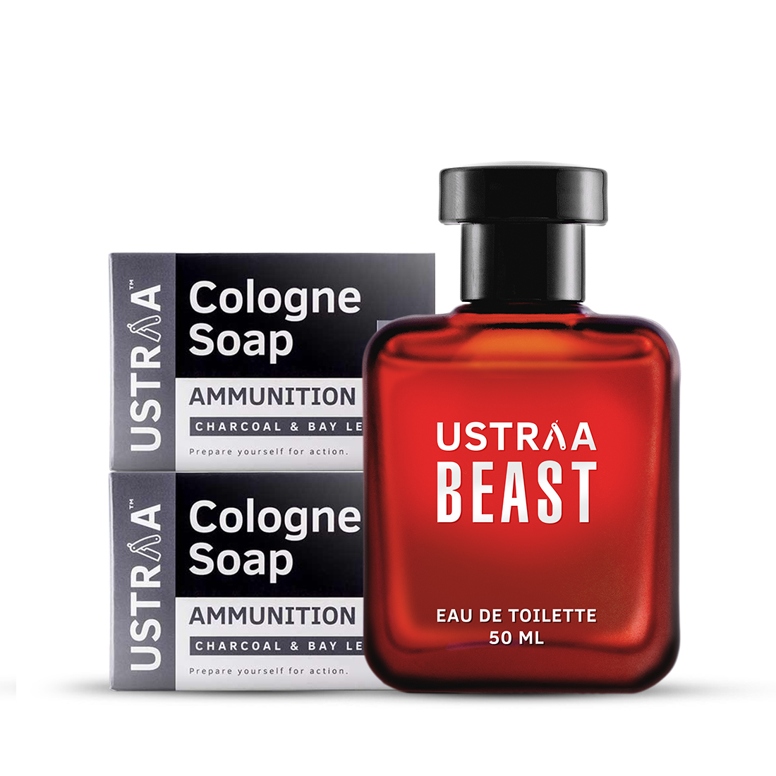 Ustraa Ammunition Soap & Beast EDT Perfume for Men