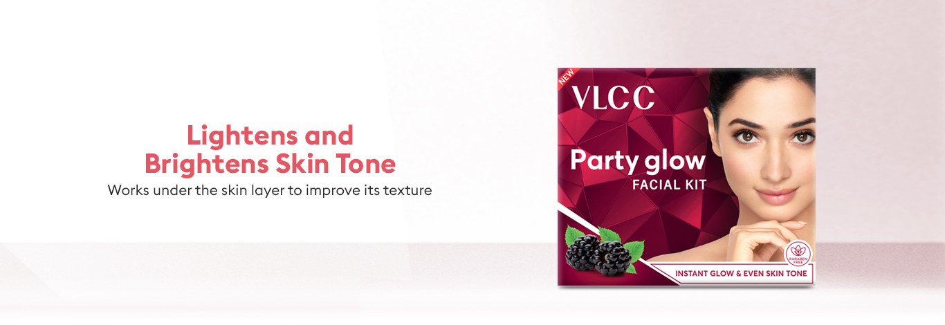 Benefits of VLCC Party Glow Facial Kit - 60 g