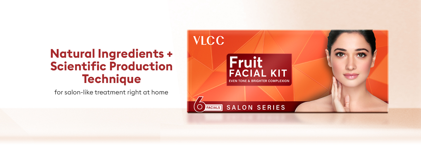 Benefits of VLCC Salon Series Fruit Facial Kit -( 6 Facials ) - 300 g