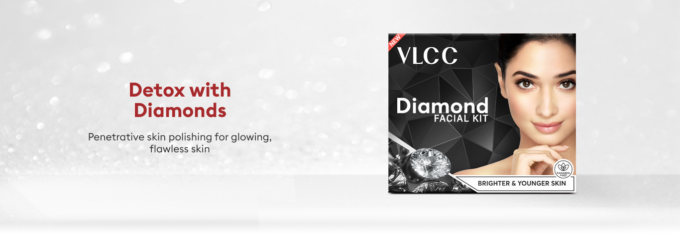 Benefits of 60 g -VLCC  Diamond Single Facial Kit