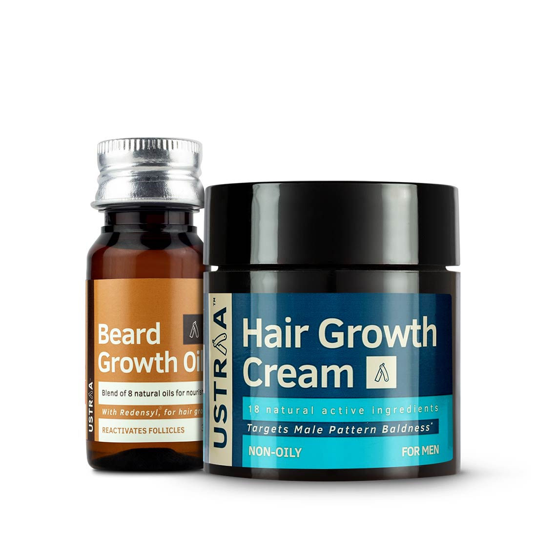 Ustraa Beard Growth Oil and Hair Growth Cream