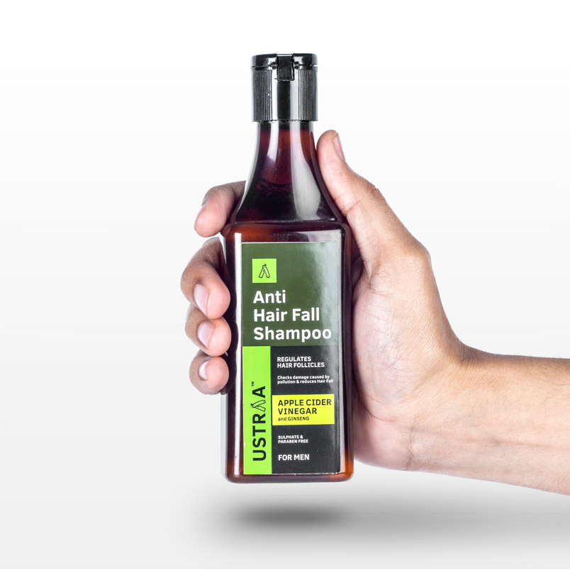 Ustraa Anti Hair Fall Shampoo With Apple Cider Vinegar Boosts