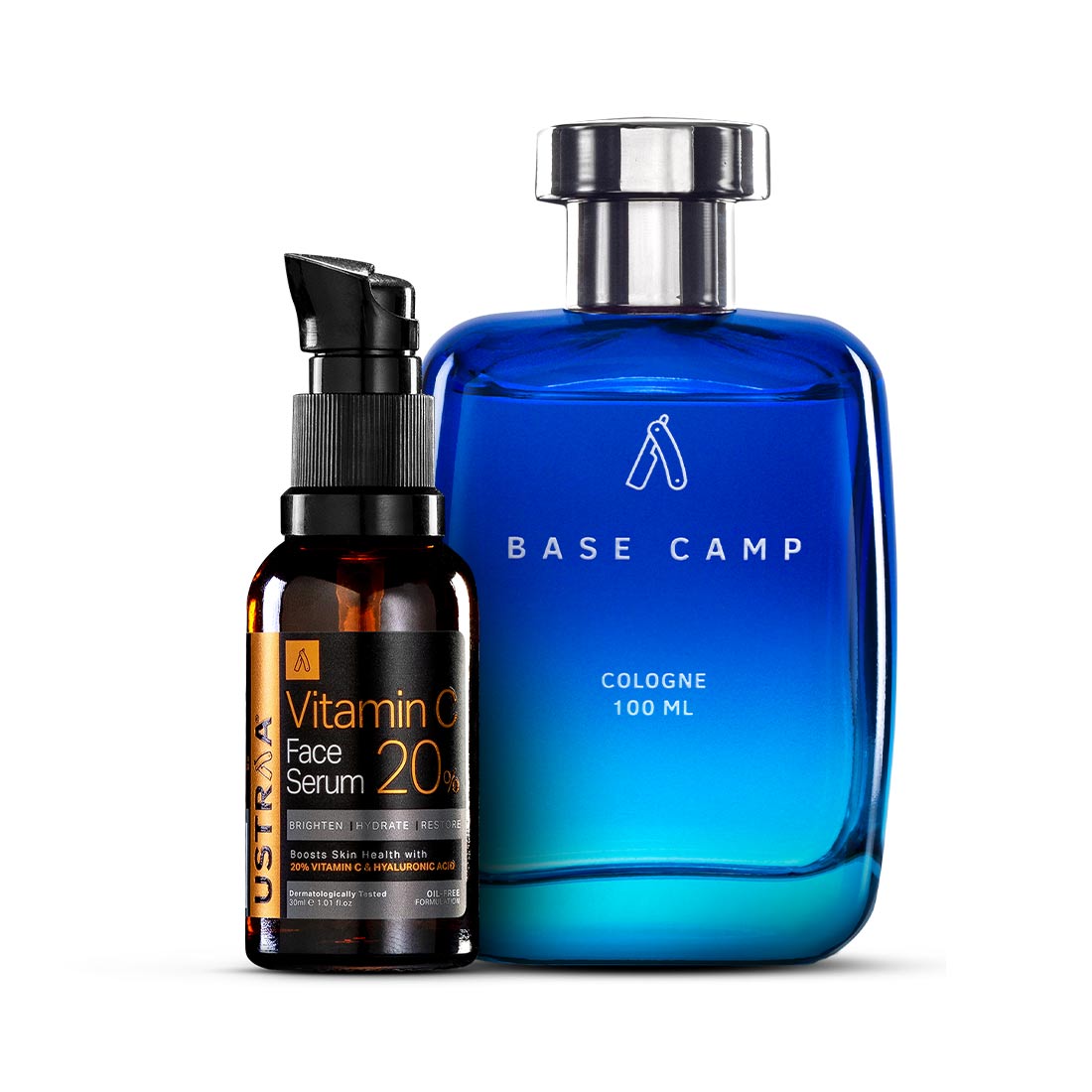 Vitamin C Face Serum & Base Camp Cologne - 100 ml - Perfume for Men