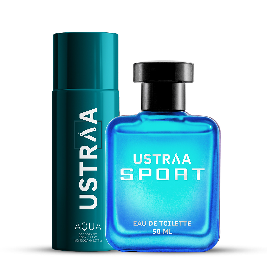 Ustraa AQUA Deodorant Body Spray & Sport EDT Perfume for Men