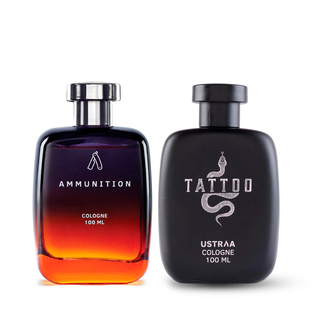 Ustraa Fragrance Bundle For Men: Cologne- Tattoo and Ammunition