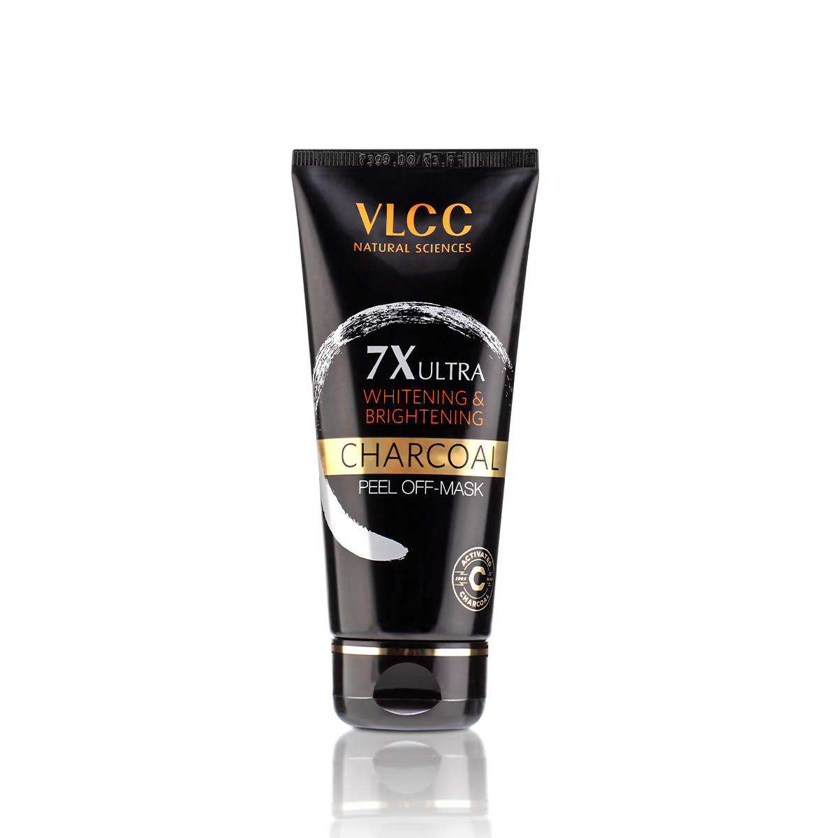 VLCC 7X Ultra Whitening & Brightening Charcoal Peel Off Mask - Reveal Luminous Skin