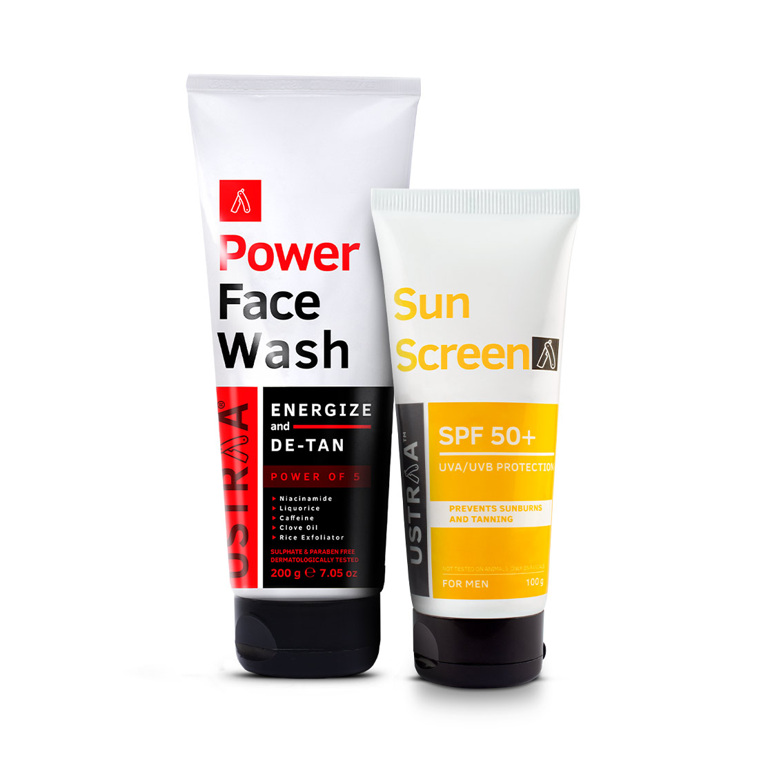 Power Face Wash Energize & Sunscreen for men SPF 50+