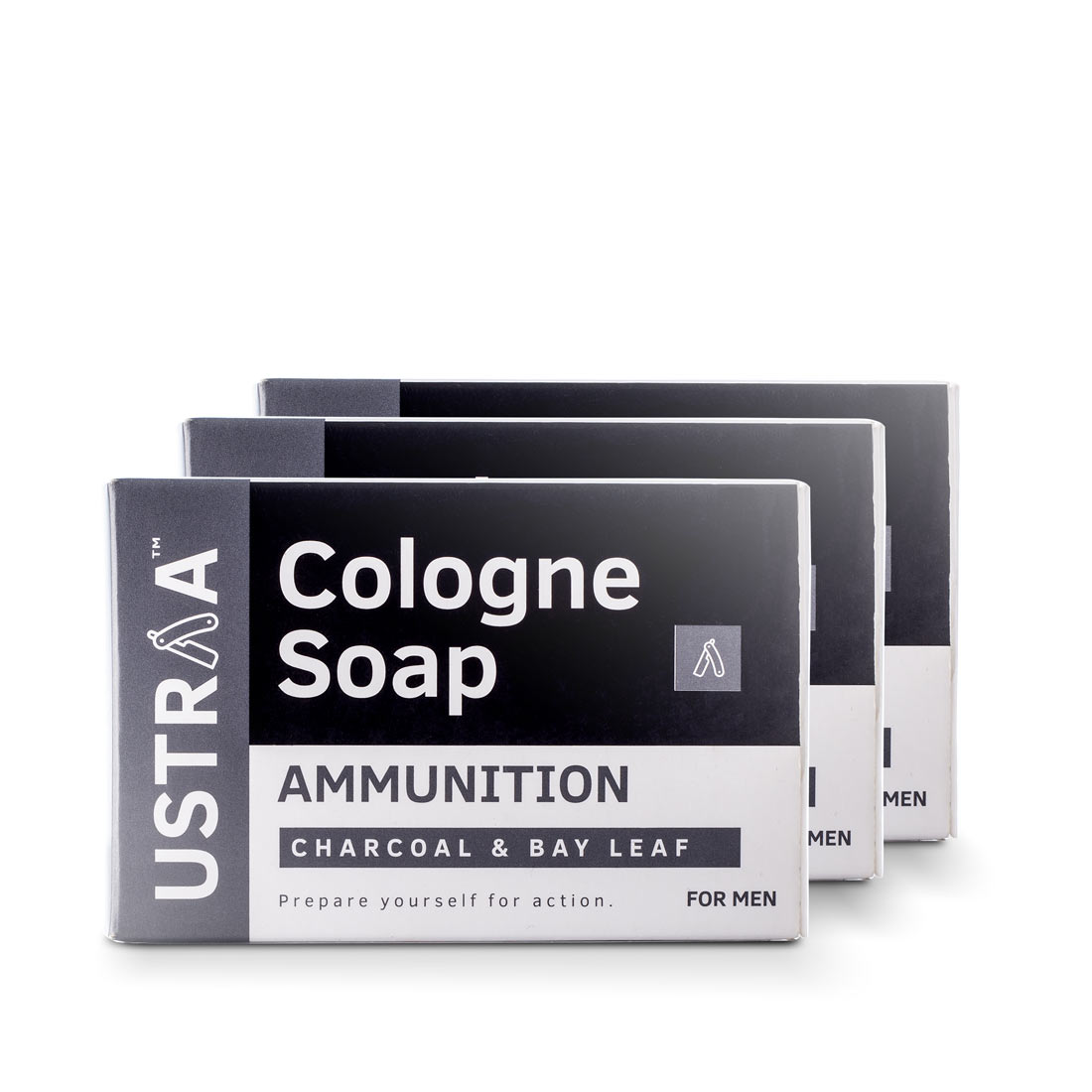 Deep Cleansing with Activated Charcoal |Ammunition Cologne Soap | Ustraa