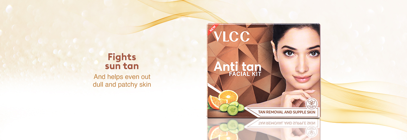 Benefits of 60 g - VLCC Anti Tan Single Facial Kit