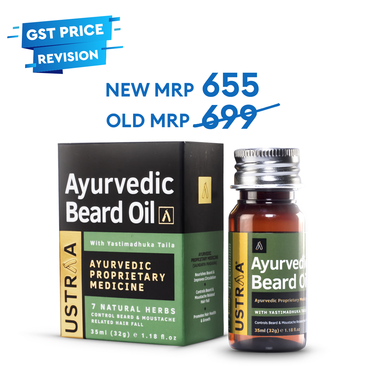 Ayurvedic Beard Growth Oil- 100 ml