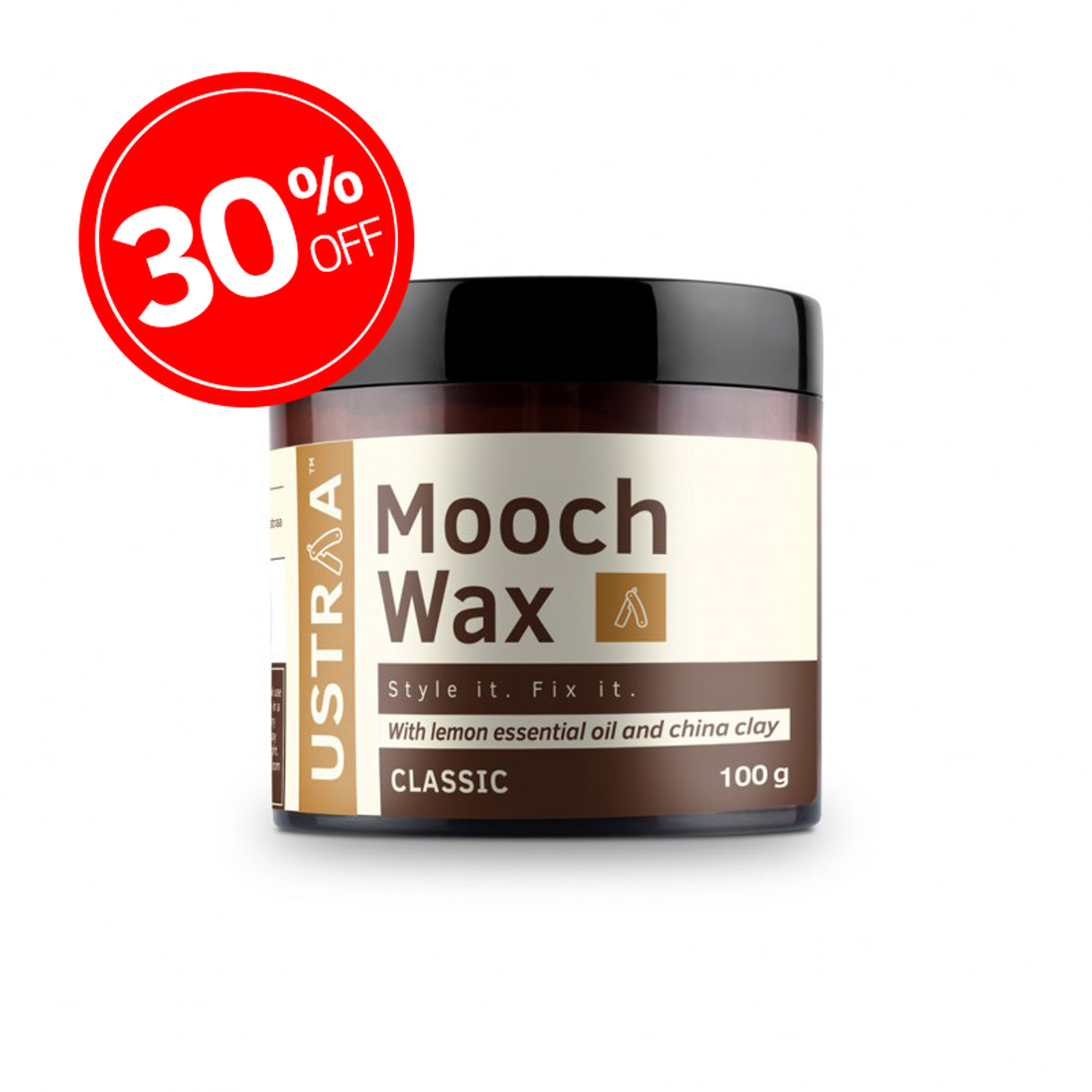 Beard & Mooch Wax For all Beard Styles Ustraa