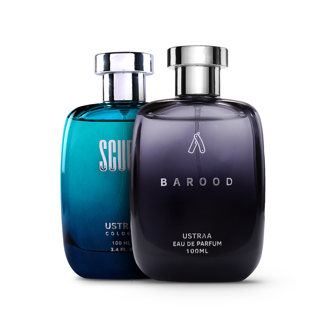 Ustraa Barood - EDP & Scuba Cologne - Perfume for Men -100ml