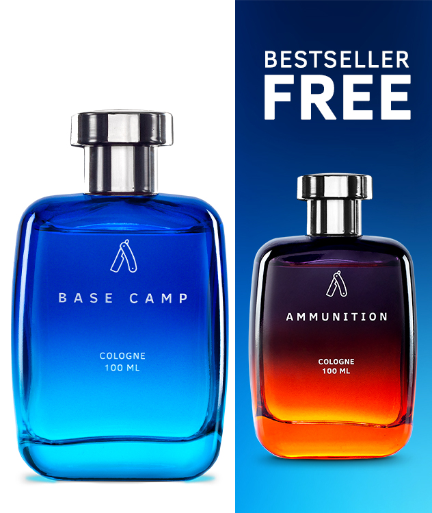 Ustraa Base Camp Cologne with cool & crisp fragrance of mountains - No Gas Perfume for Men