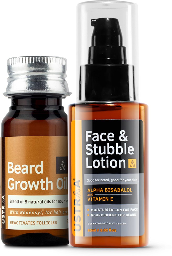Beard Growth Oil & Face Stubble Lotion