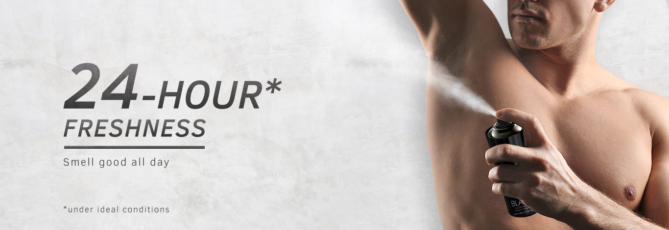 Benefits of BLACK Deodorant Body Spray - 150 ml