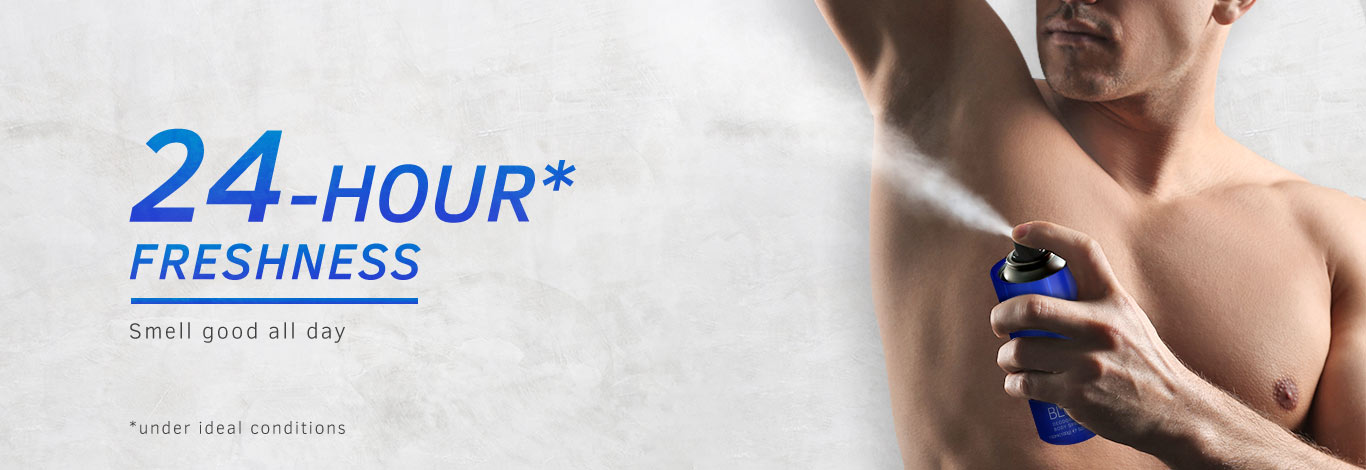 Benefits of BLUE Deodorant Body Spray - 150 ml