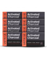 Deo Soap For Men with Activated Charcoal -100 g (Pack of 8)