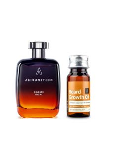 Ammunition Cologne - Perfume for Men -100ml & Beard Growth Oil -35ml