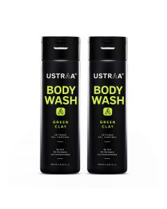 Body Wash for Men - Green Clay - 250 ml - Set of 2