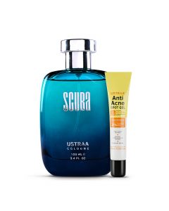 Anti Acne Spot Gel &  Scuba Cologne -  Perfume for Men -100ml