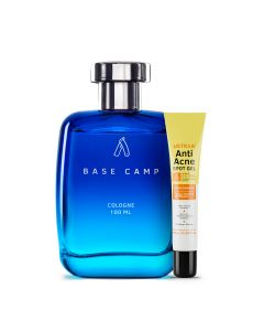 Anti Acne Spot Gel & Base Camp Cologne - 100 ml - Perfume for Men