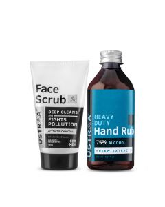 Face Scrub - Activated Charcoal and Hand Rub - 200 ml