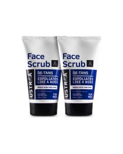 Face Scrub For De-Tan - 100g - Set of 2 - for Effective Tan Removal