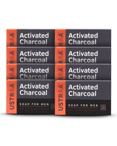 Deo Soap For Men with Activated Charcoal -100 g (Pack of 8)