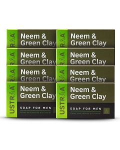 Neem & Green Clay Soap, 100 g (Pack of 8)