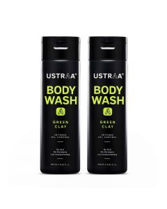 Body Wash for Men - Green Clay - 250 ml - Set of 2