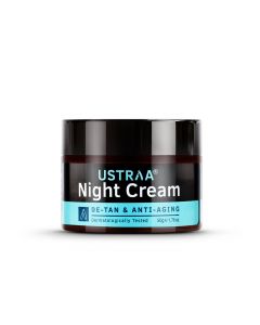 Night Cream - De-Tan and Anti-Aging - 50g - for Effective Tan Removal