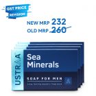 Deo Soap For Men with Sea Minerals - 100 g (Pack of 4)
