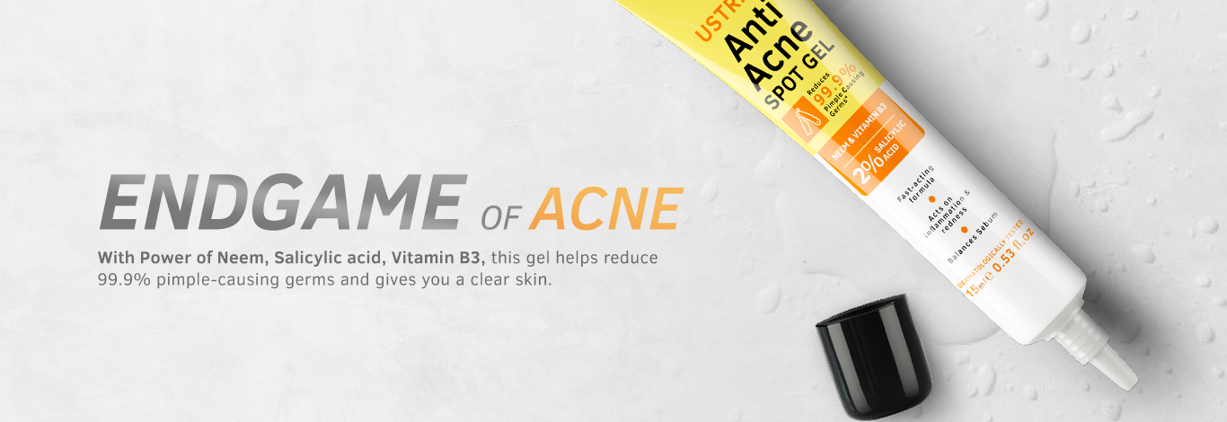 Benefits of Anti-Acne Spot Gel with Neem & Vitamin B3 - 15ml