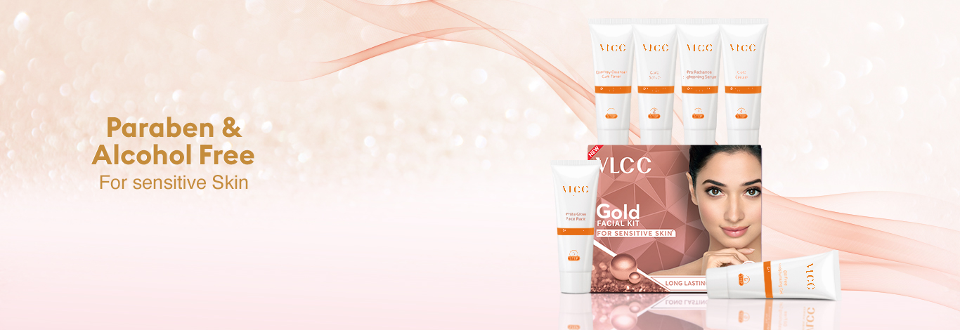 Benefits of VLCC Gold Facial kit for Sensitive Skin
