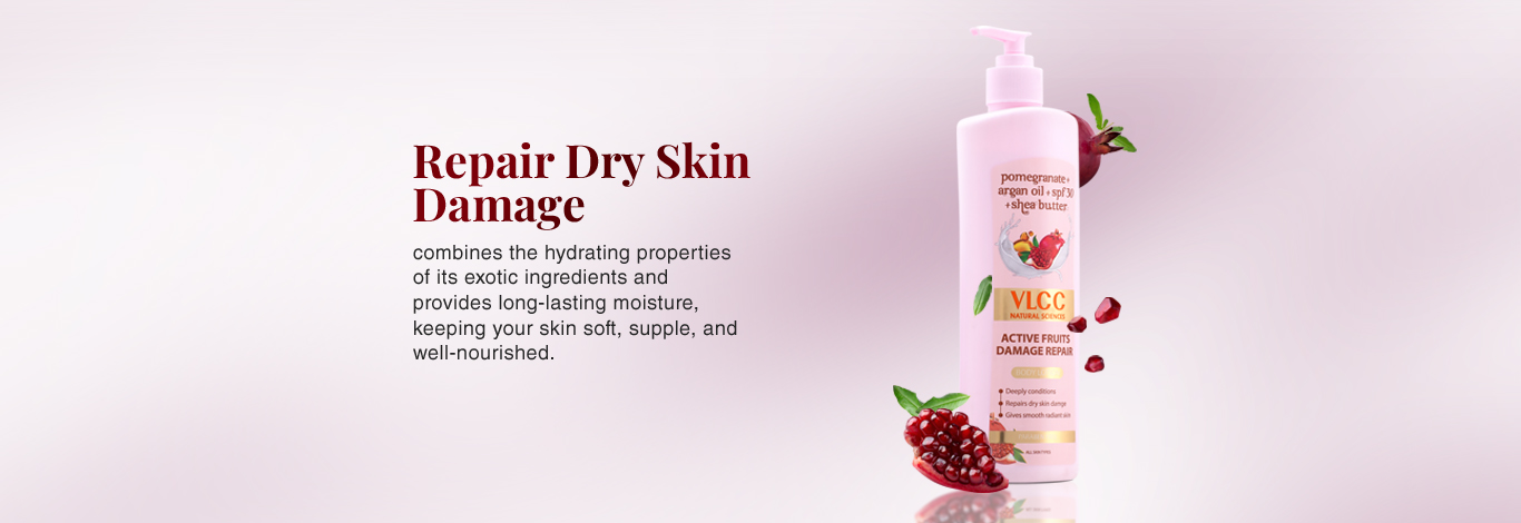 Benefits of 400 ml - VLCC Active Fruits Damage Repair Body Lotion
