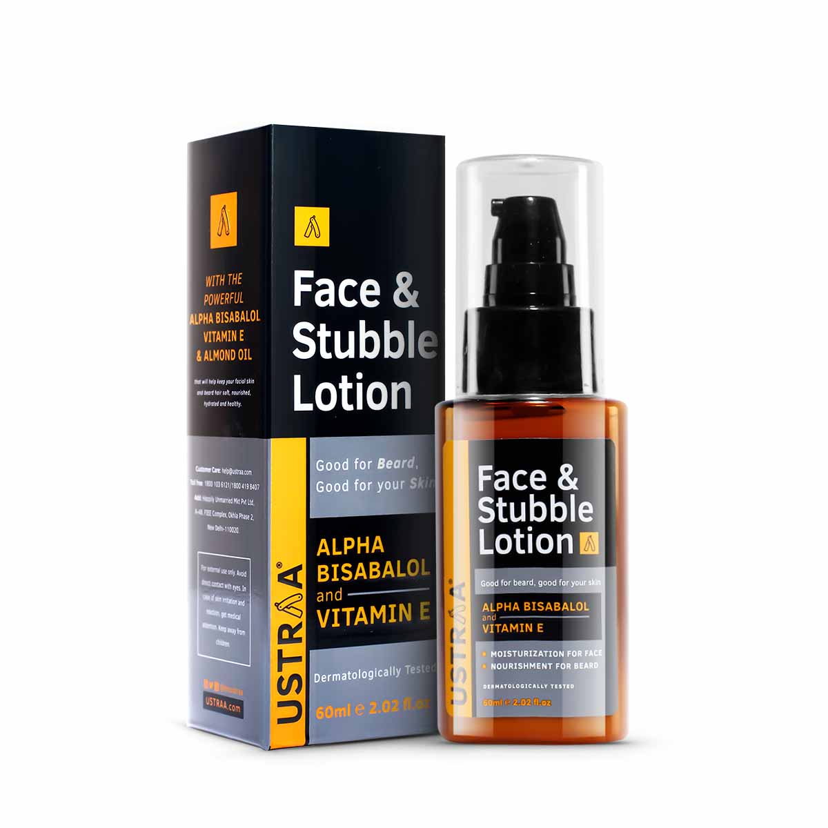 Ustraa Face & Stubble Lotion - For Beard Softening 60 ml