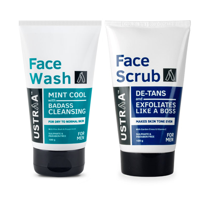 Facewash Dry Skin & Face Scrub