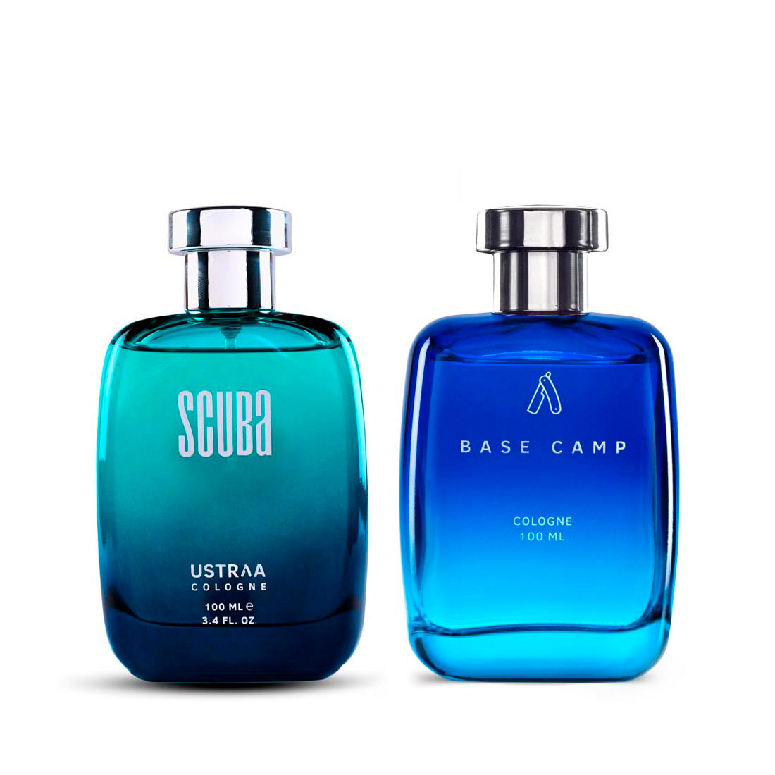 Ustraa Fragrance Bundle For Men: Cologne- Scuba and Base Camp