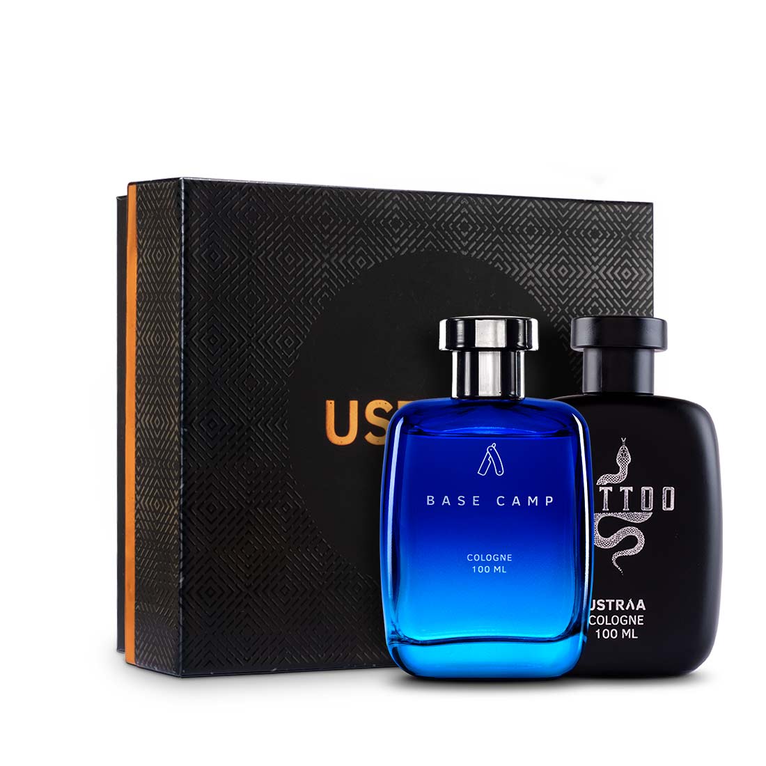 Fragrance Gift Box - Tattoo & Base Camp Cologne - Perfume for Men - 100ml