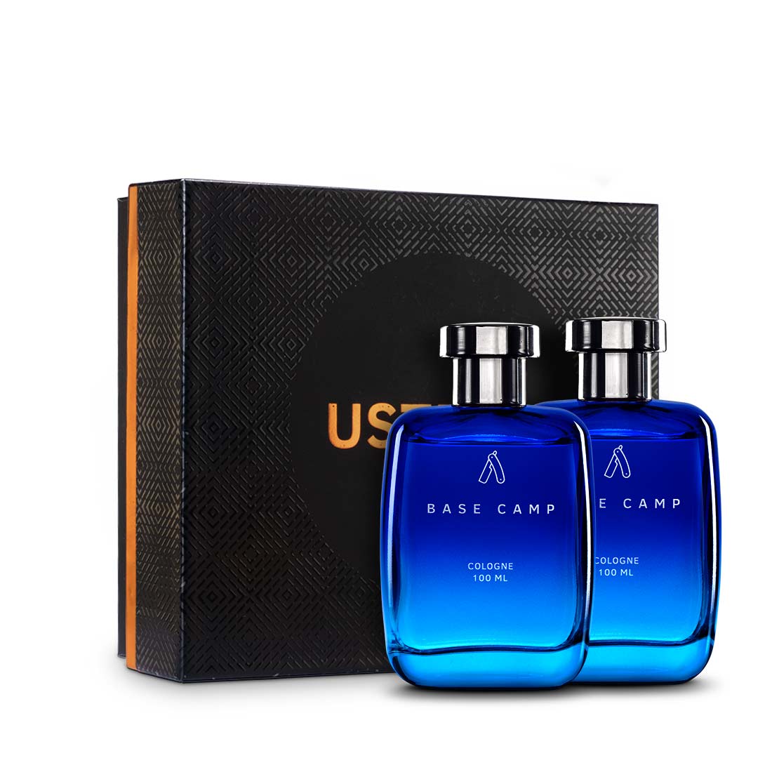 Ustraa Fragrance Gift Box - Base Camp Cologne - Perfume for Men - Set of 2