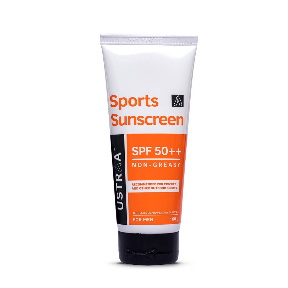 Ustraa Wash Proof Sports Sunscreen for Men SPF 50++ with Zinc to Prevent Tanning, 100g