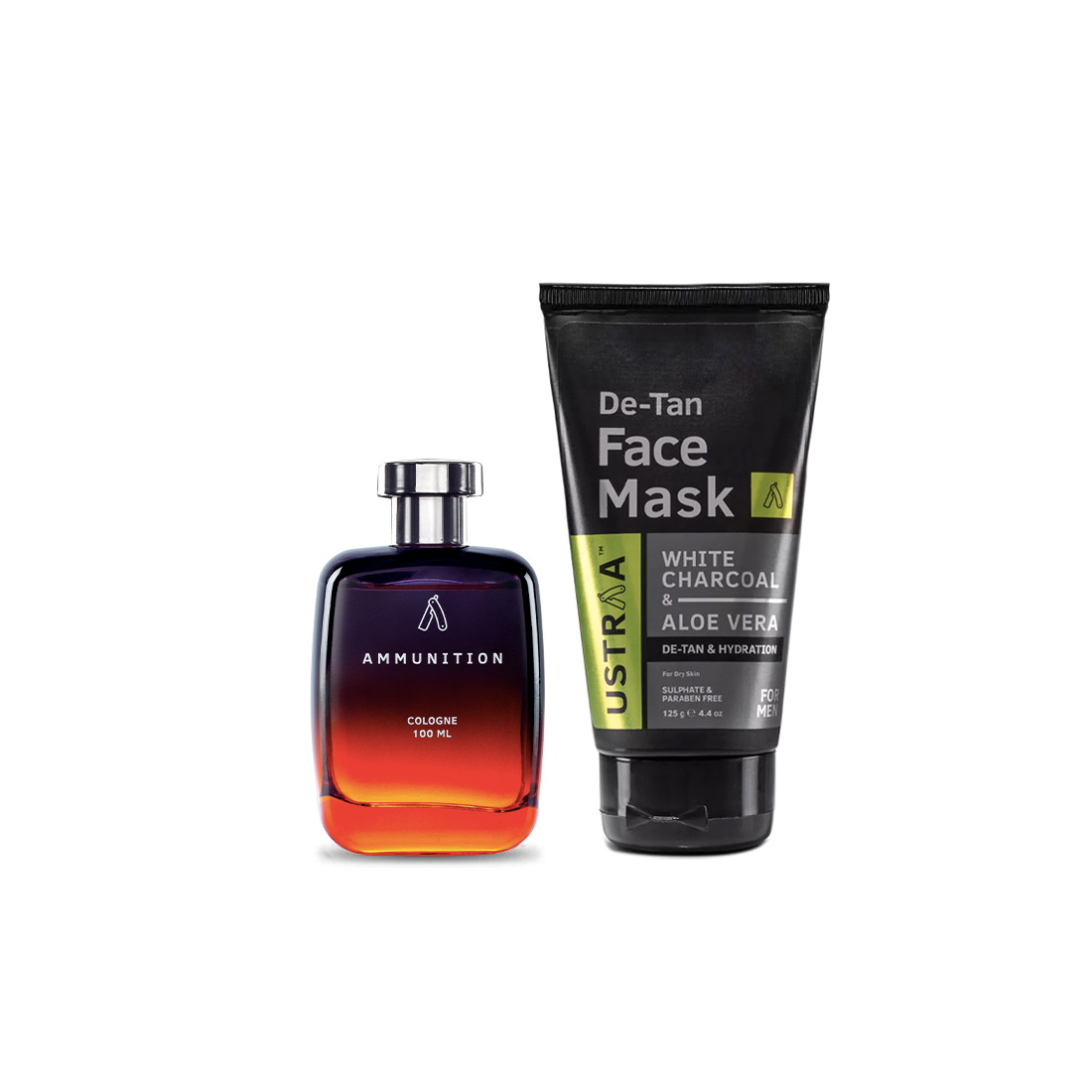 Face Mask - Dry Skin & Ammunition Cologne - 100 ml - Perfume for Men 