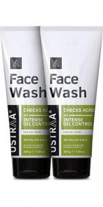 Face Wash - Oily Skin (Checks Acne & Oil Control) - Set of 2