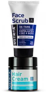 Hair Cream - Daily Use & Face Scrub De-Tan - for Effective Tan Removal