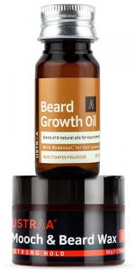 Beard Growth Oil and Beard & Mooch Styling Wax